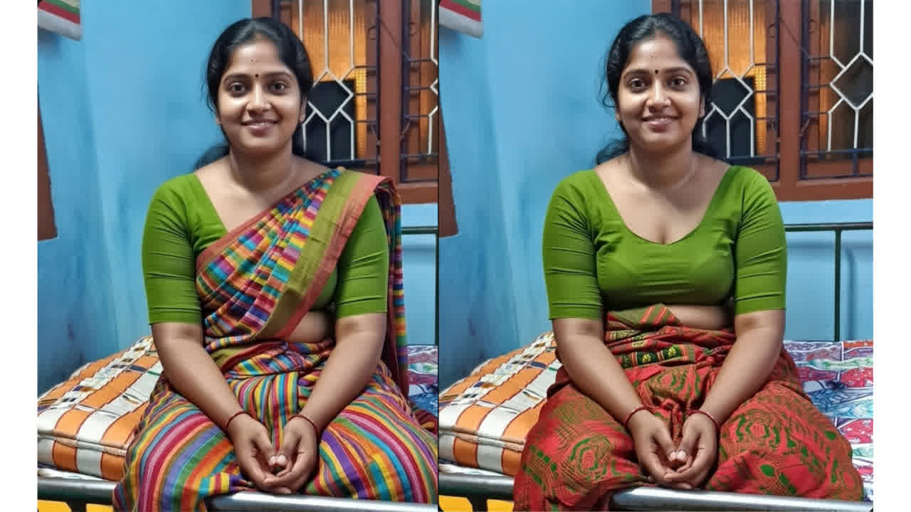 Brown saree tamil aunty hot AI photos..